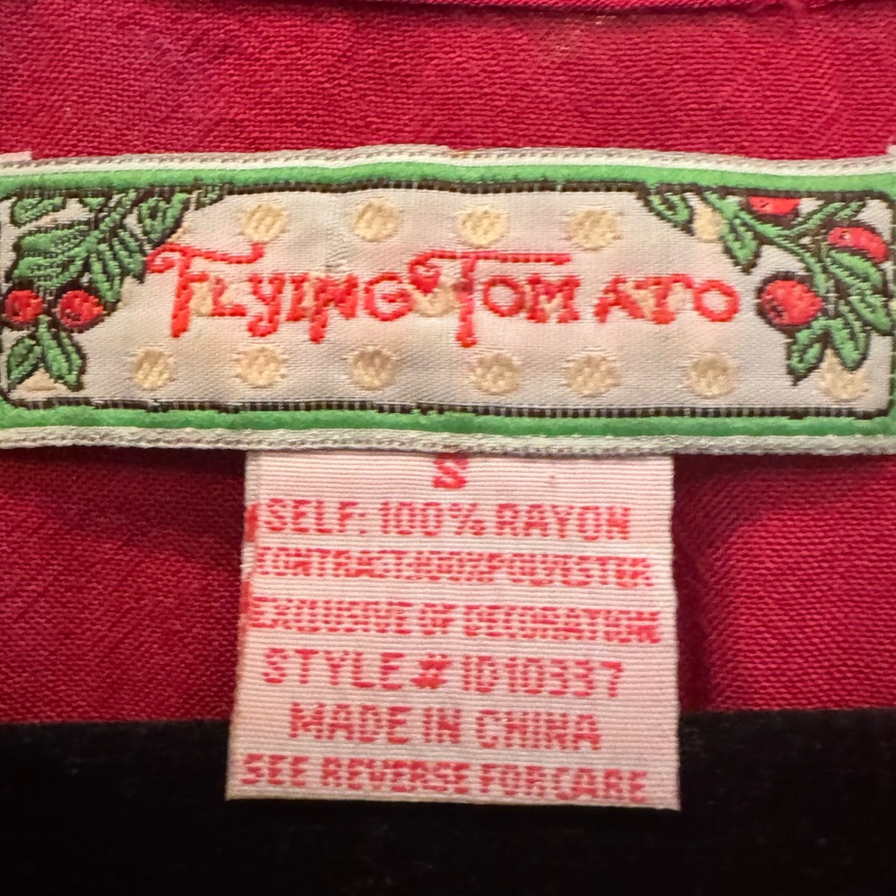 Flying Tomato Red Garment